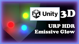 URP HDR Glow  Unity Shader Graph Tutorial [upl. by Anawik754]