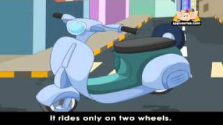 Rhymes for Learning English with Lyrics  Vehicles [upl. by Enwad]