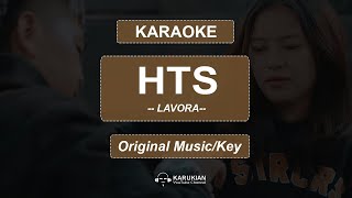 Karaoke LAVORA  HTS Original Music Key [upl. by Alahs]