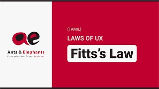 FITTSS LAW  UX [upl. by Eenafets]