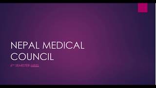 Nepal Medical Council forensic medicine [upl. by Nagy]