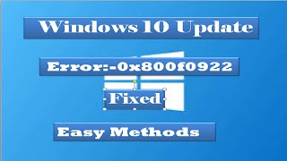 How To Fix Net Framework 35 Error 0x800f0922 In Windows 10 0x800f0922 windows 10 update error [upl. by Harrak]