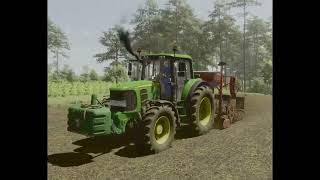 Engine Sound John Deere 6930 Premium Farming Simulator 22 Siew Pszenicy John Deere amp Kverneland [upl. by Kalil]