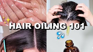 HAIR OILING ROUTINE FOR LONG HAIR  How I Oil My Hair For Hair Growth [upl. by Popelka192]