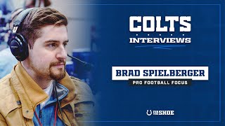 PFFs Brad Spielberger on Colts Top Offseason Needs  NFL Combine Interview [upl. by Adnerad647]