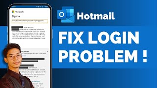 How To Fix Hotmail Login Problem  Hotmail Sign In Issue [upl. by Tongue]