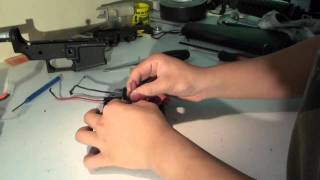 How To Disassemble an Airsoft AEG M4 HD [upl. by Coppinger]