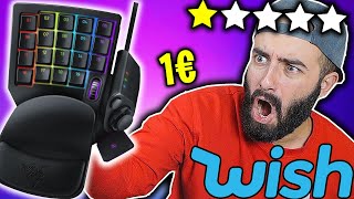 UNBOXING TASTIERA GAMING da 1€ di WISH esplode [upl. by Tadashi]