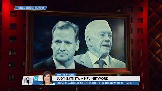 NFL Networks Judy Battista Almost All Owners Back Goodell Over Jerry Jones  The Rich Eisen Show [upl. by Sunil]