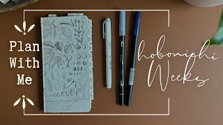 Hobonichi Weeks 🌧️  Plan with Me [upl. by Utas]