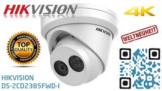 Sample 4K 8MP H265 EXIR from HIKVISION DS2CD2385FWDI EasyIP 30 [upl. by Bathsheeb]