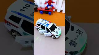 Flashing Lights amp Sound Police Car Toy  AcoustoOptic Electric Model [upl. by Haliak]