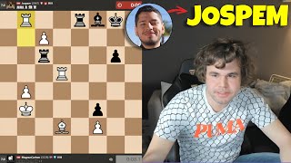 Magnus crushing Jospem without any excuses chessgames [upl. by Izaak]