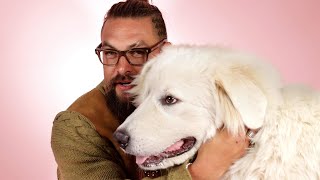 Jason Momoa The Puppy Interview [upl. by Pillihpnhoj]