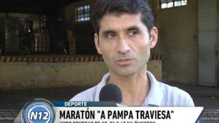 CANAL 12 TLauquen  Ariel Lopez maraton pampa traviesa [upl. by Settle244]