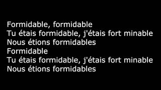 Formidable Stromae Lyrics [upl. by Tadio]