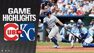 Cubs vs Royals Game Highlights 72824  MLB Highlights [upl. by Amsirac959]