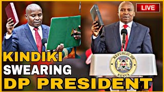 kindiki swearing in as deputy president kindiki swearing in kindiki speech today uhuru gardrns [upl. by Neerhtak]