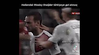 Wesley Sneijder Türkiyeye Gol Atarken [upl. by Anierdna]