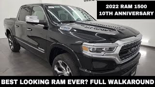 2022 RAM 1500 10TH ANNIVERSARY LIMITED INSANE INTERIOR BEST LOOKING RAM EVER 4K WALKAROUND SOLD [upl. by Cleon984]