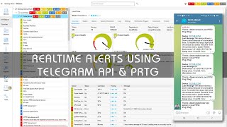 How to connect Telegram with PRTG Server for automated notification alerts using Telegram Bots [upl. by Ahsiekel222]