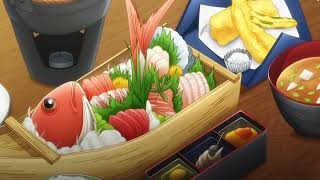 One Room Hiatari Futsuu Tenshitsuki Anime Food [upl. by Dielle205]