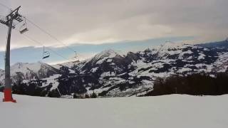 St Ulrich am Pillersee  Hochfilzen Piste 5 Abfahrt Panoramabahn [upl. by Nosliw303]