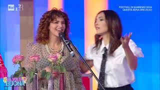 Sanremo 2024  Annalisa quotSINCERAMENTEquot Cover di Gaia Gentile La Volta Buona Rai1 [upl. by Margherita]