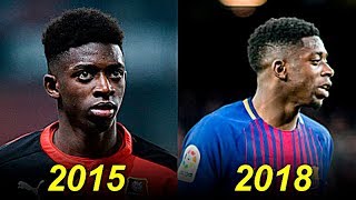 Ousmane Dembele  Evolution From 18 To 21 Years Old [upl. by Claudina959]