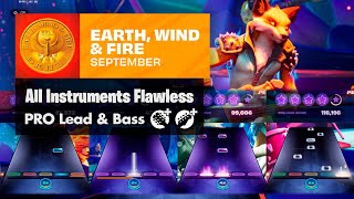 quotSeptemberquot  Earth Wind amp Fire  All Instruments  Pro Flawless  Fortnite Festival [upl. by Olra615]