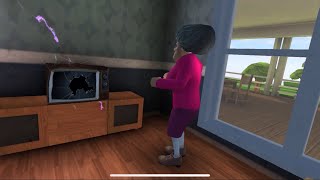 SCARY TEACHER 3D  LEVEL 3 THE TV VILLIAN  NEW UPDATE [upl. by Aralc]