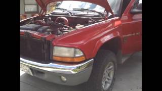 4bt cummins swap dodge dakota 4x4 [upl. by Ltihcox]