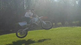 First timer on 2 stroke crashes [upl. by Tedra141]