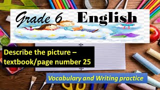 Grade 6  English lesson  textbookpage 25 [upl. by Tabatha]