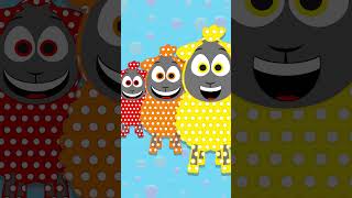 Big Bigger Biggest Song  POLKADOT SHEEP BabyBigMouth shorts kidssong dance toddler learn [upl. by Akinert]