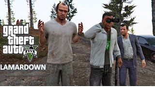 GTA V LAMAR DOWN MISSION gta5 grandtheftautov franklin michael trevor [upl. by Nnel920]