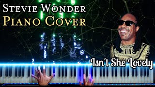 Isnt She Lovely Stevie Wonder  Piano Cover [upl. by Schlosser]