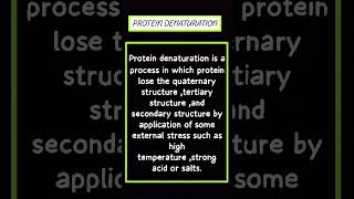 Protein denaturation biology [upl. by Ruphina]