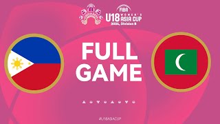 Philippines v Maldives  Full Basketball Game  FIBA U18 Womens Asia Cup 2024  Div B  Group Phase [upl. by Tymes576]