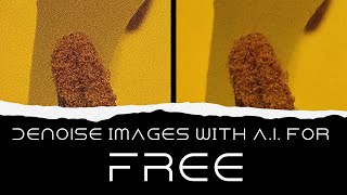 Denoise Images with AI for FREE Using Open Source Alternatives to Topaz and Lightroom [upl. by Swigart21]