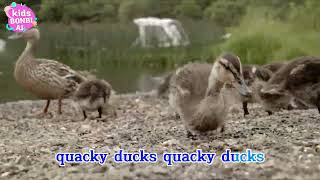 Quacky Ducks Parade  Fun and Engaging Kids Song  Kids Bonbi AI [upl. by Nanor]