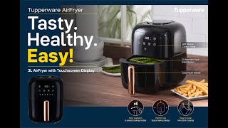 Tupperware 3L Air Fryer with Touchscreen Display [upl. by Aimahc]