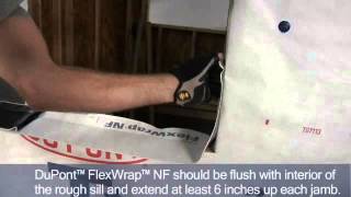 Install and Flash a Flanged Window Using FlexWrap™ NF and Flashing Tape  DuPont™ Tyvek® [upl. by Myrtia845]