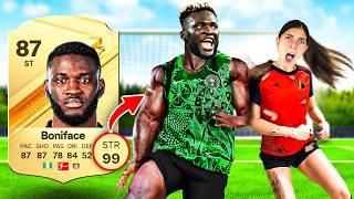 I Challenged Worlds Strongest Footballer In Real Life [upl. by Aivle]