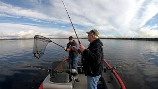 Fishing Sebago Lake in Maine for the 1st time [upl. by Lekcim]