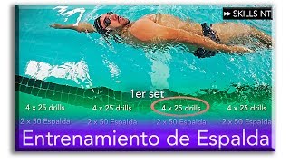 Entrenamiento 1 de espalda  dorso de una hora para mejorar tu técnica [upl. by Eiclehc]