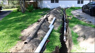 How to replace a main sewer line for ONLY 490 [upl. by Sherline]