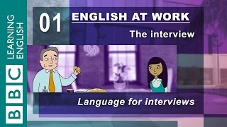 How to prepare for an interview  01  English at Work has the answers [upl. by Adnarim491]