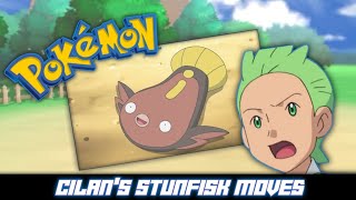 Cilans Stunfisk Moves [upl. by Dibrin]