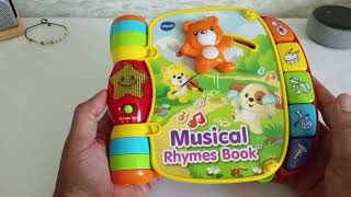 vTech Musical Rhymes Book for kids [upl. by Eilra922]